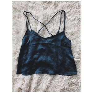 Teal Silk Tank
